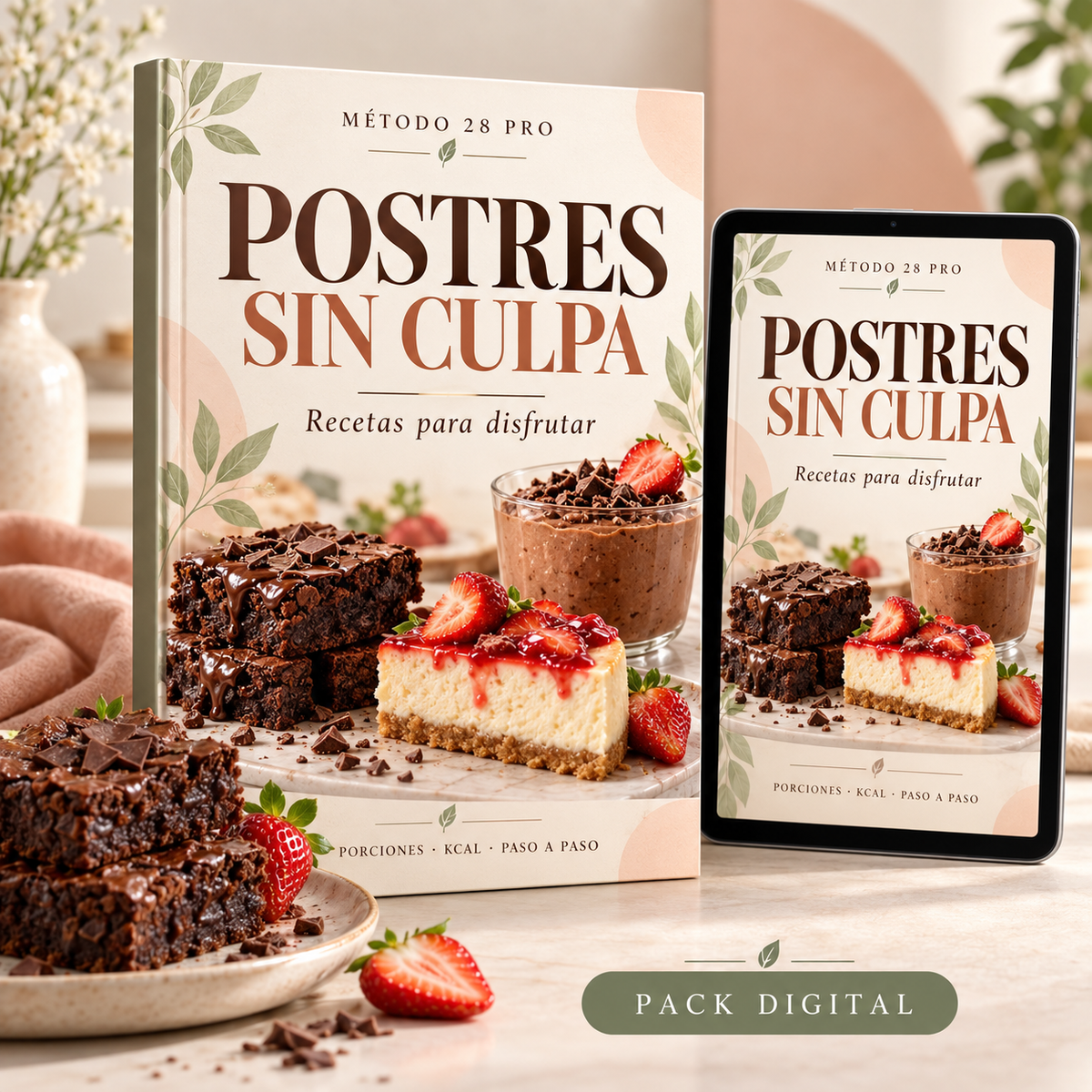 Pack de postres sin culpa